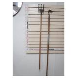 Garden Tiller & Garden Hoe