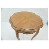 Vintage Side Table 16.25" diameter by 18" tall