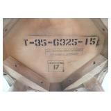 Vintage Side Table 16.25" diameter by 18" tall