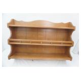 Vintage Wooden Shelf 26"x 36"x6.5"