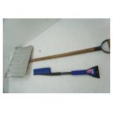 Metal Snow Scraper and Ice Chisel Window Scraper