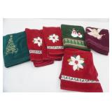 Christmas Themed Hand Towels and Bath Towels