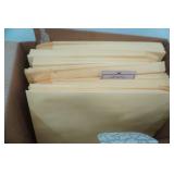 Unused Envelopes, File Folders, Financial Pads and More