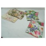 Linen Floral Tablecloths and Placemats