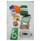 New Scouring Pads, Paint Rags, Dry Erase Tape, Applicator Pads, Paper Tiger Floral Tape, Tape Dispenser