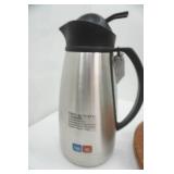 NEW Stainless Steel Coffee Carafe, KYS-ITE Divided Dinner Plates