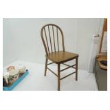 Vintage Wooden Childs Chair 27" tall