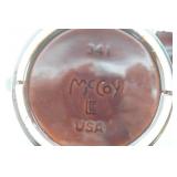 Vintage Brown Drip Glaze McCoy Canister, Vintage Syrup Container and Other Vintage Ceramic Canisters