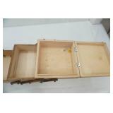 Vintage Wooden Sewing Box