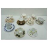 Collection of Vintage China Tea Cups and Saucers