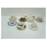 Collection of Vintage China Tea Cups and Saucers