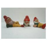 Vintage Ceramic Garden Gnome Statues