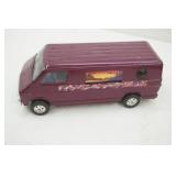 Vintage 1970s Ertl Dodge Custom "Street Van" or Conversion Van. Purple Finish w/"Sunset" or "Transition" graphics on the sides