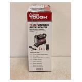 HYPER TOUGH 12-VOLT CORDLESS DIGITAL INFLATOR WITH BATTERY & CHARGER