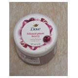NEW DOVE FROSTED PLUM BERRY BODY SCRUB