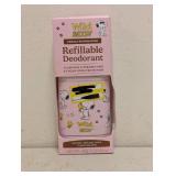 NEW WILD SNOOPY VANILLA BUTTERSCOTCH REFILLABLE DEODORANT
