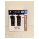 NEW COPPERFIT ELITE COMPRESSION KNEE SLEEVE LARGE 2PK
