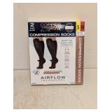 NEW COPPERFIT ELITE COMPRESSION SOCKS SMALL 2PK