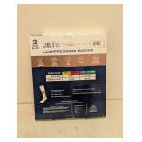 NEW COPPERFIT ELITE COMPRESSION SOCKS L/XL 2PK