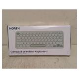 NEW NORTH COMPACT WIRELESS KEYBOARD ( ROUND LOW PROFILE KEYS )