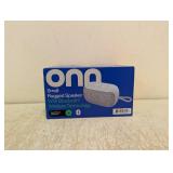 NEW ONN SMALL RUGGED SPEAKER WITH BLUETOOTH WIRELESS TECHNOLOGY