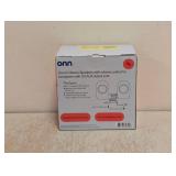 NEW ONN USB POWERED STEREO SPEAKER 5FT 3.5MM AUX INPUT JACK