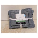 NEW MAINSTAYS BATH TOWEL SET 6PC