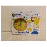 NEW LEARNING RESOURCES TIME ACTIVITY SET
