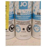 (3) NEW JO REFRESH FOAMING TOY CLEANER
