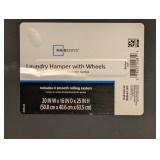 NEW MAINSTAYS LAUNDRY HAMPER WITH WHEELS