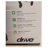 NEW DRIVE DURABLE 3” ALUMINIUM WHEEL ROLLATOR