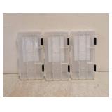 (3) NEW PLANO PROLATCH STOWAWAY ADJUSTABLE COMPARTMENTS