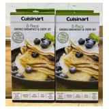Cuisinart 8-Piece Griddle Breakfast & Crepe Set lot of 2