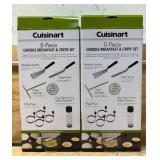 Cuisinart 8-Piece Griddle Breakfast & Crepe Set lot of 2