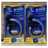 AC Avalanche R-134a Recharge Hose lot of 2