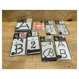 Stencils (lot of 13)