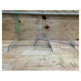 Acrylic laptop desk stands (lot of 2)