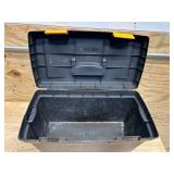 Tool box with arts and crafts supplies