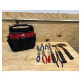 Husky carrying case with various tools