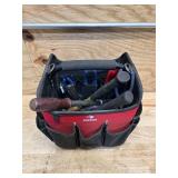 Husky carrying case with various tools