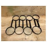 Grip Tools 55120 4" Magnifying Glass (lot of 8)
