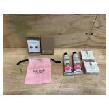 Kate Spade Earings & Beauty Items (lot of 5)