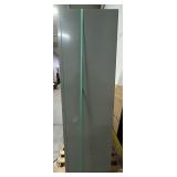 Hallowell 36" x 24" x 78" Gray Storage Cabinet with Solid Doors - Assembled