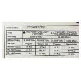 Pleasant Hearth Vent-Free Dual Fuel Stove, 20,000 BTU, Model# VFS2-NT20DT Msrp $519.99