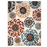 SUZANI CREAM 60IN X 84IN