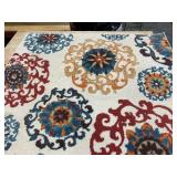 SUZANI CREAM 60IN X 84IN