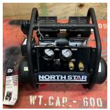 NorthStar Portable Quiet Electric Air Compressor, 1 HP, 2-Gallon, 2.4 CFM @ 90 PSI MSRP $260 (read description)