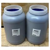 Speedaire 6YPT5 Desiccant Silica Gel Bottle 1 Galon, Sorbead Blue lot of 2