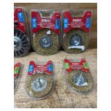 Mibro Wire Wheel Brush 2-1/2 to 6  lot of 8