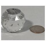 Swarovski Crystal Small Round Faceted Paperweight
